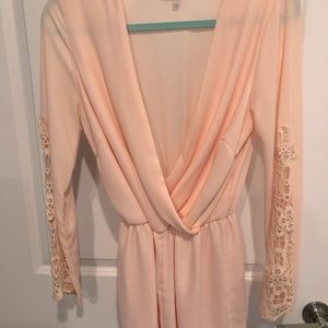 Charlotte Russe long-sleeve romper